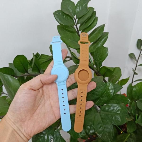 Crianças Impermeável Silicone Air Tag Pulseira Pulseira Peso Leve GPS Tracker Holder Para Apple