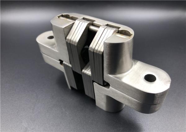 25x118x18mm Adjustable SOSS Type Hinges / Silver 180 Degree Hidden Hinge