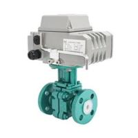 Anti-corrosif Fluorine soupape à bille électrique résistant à l'usure à haute température