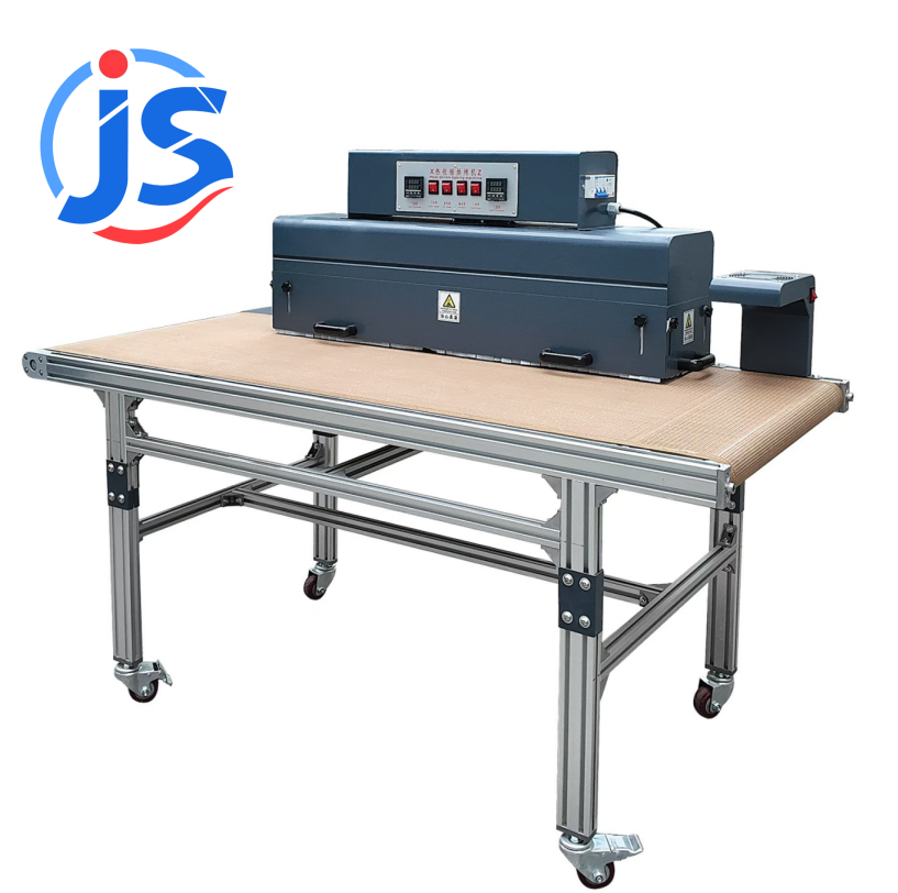 Continuous Cable Heat Shrink Tunnel Machine 60HZ / 50HZ Shrink Tunnel Machine With High Temperature Resistant Teflon Mesh Belt And Dual Side Heating