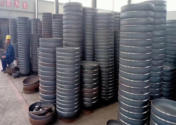 STD SCH 80 Carbon Steel Pipe Cap A234 WPB Black Painting Galvanized