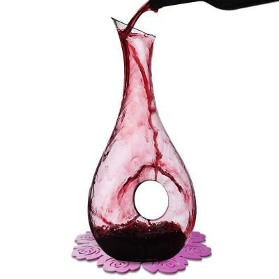 O filtro de vidro do casamento/vinho do aniversário Punted o serviço estreito inferior do OEM/ODM do pescoço