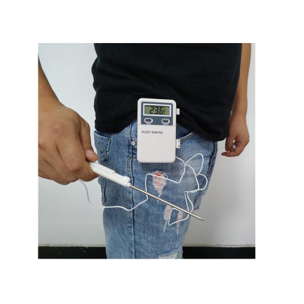 BBQ Grilling Oven Digital Cooking Food Thermometer Instant Read White / Black Color