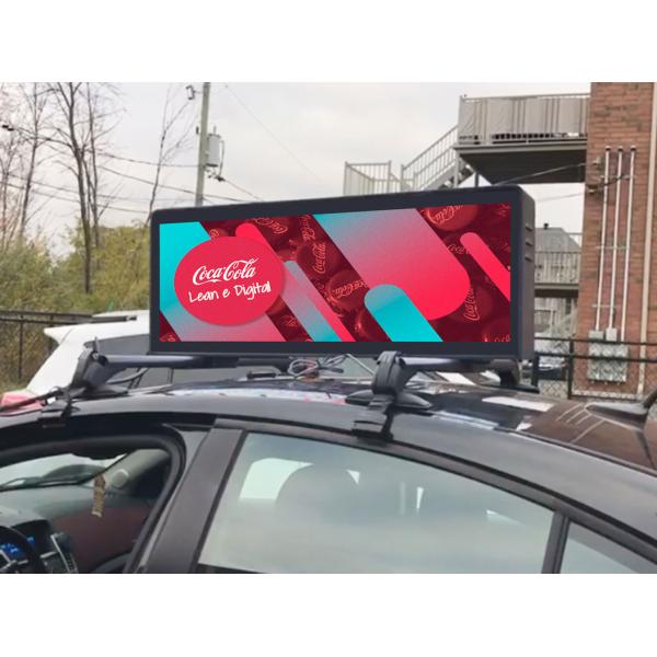 SMD1415 P2.5 Taxi Top LED Display 100W 1/16S Мод сканирования Двусторонний дисплей 960x320