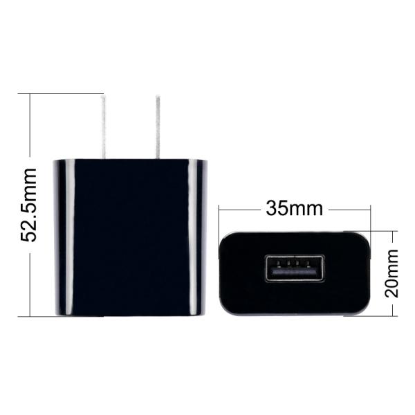 Single USB port travel charger fast mobile phone charger wall charger home charger travel charger