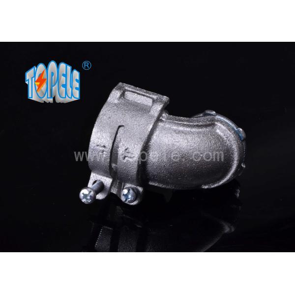 Гибкие провода и фитинги Металлические коннекторы цинкового угла сжатия / 90 градусный стальной коннектор сжатия