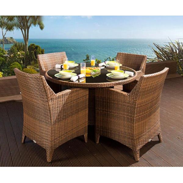 All weather Aluminium PE Rattan chairs Hotel Outdoor Garden Patio chair and table