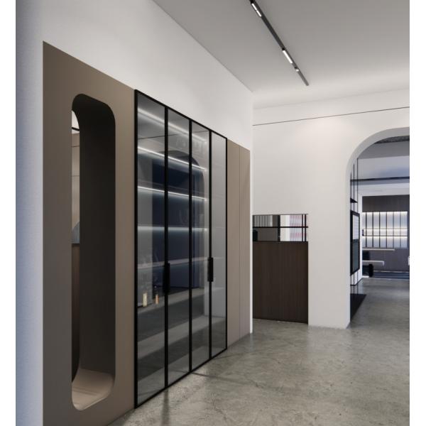 Customized Aluminum Profile Frame For Furniture Kitchen Cabinet Door Profiles