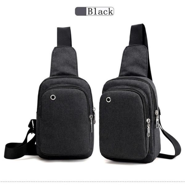 Trendy Crossbody Sling Bag Oxford One Shoulder Sling Chest Bag