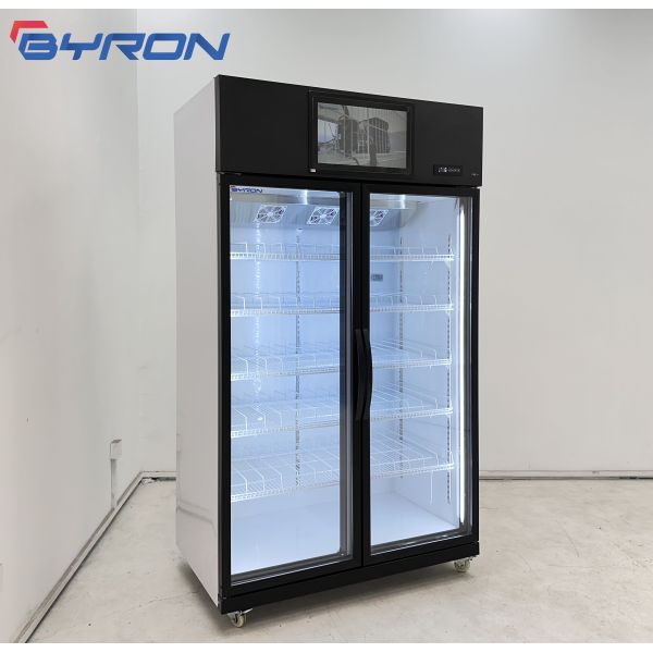 Video Advertising Lcd Commercial Beer Coolers Beverage Cooler Fridge
