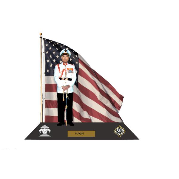 H2.5m Figuras militares de bronce personalizadas Cera perdida fundición monumentos de bronce