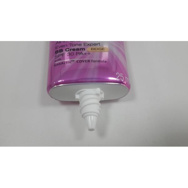 Барьера покрытия ГМП трубка лоснистого алюминиевого плоская овальная, косметика упаковывая для сливк ББ, сыворотки морщинки