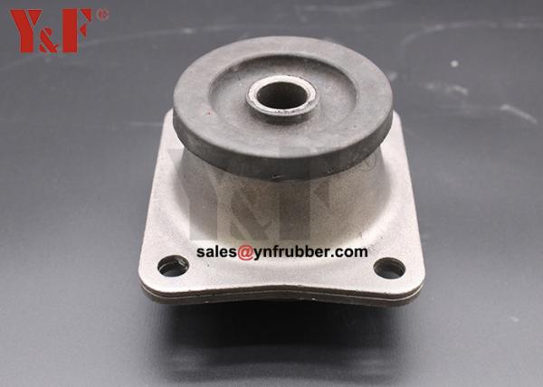 Black Rubber Vibration Isolator Mount Resistance To Ozone CE