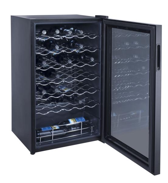 34 Bottles 98L Wine Cooler Single Zone (compressor Wine Cellar)