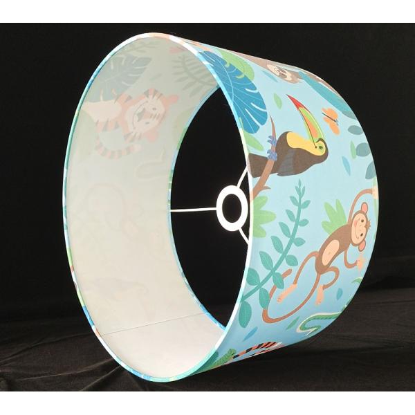 Cartoon Tiger Printed Kids Bedroom Lampshades D350mm  H220mm