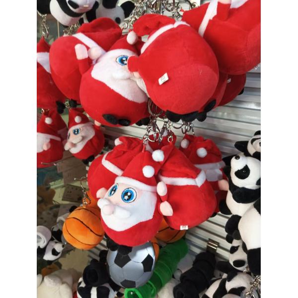 Plush toy stuffed toy Santa Claus keychain holiday gift animal cartoon cute toy