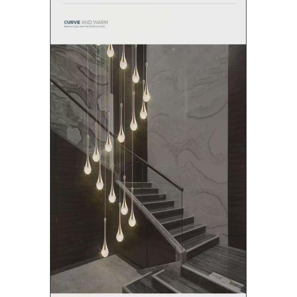 Internet Célébrité Lustre à petite taille Éclairage élégant pour le salon du Penthouse