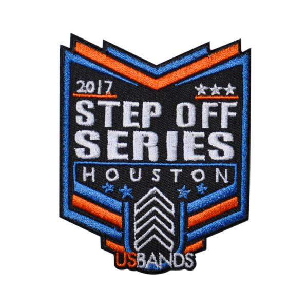 Custom Logo Iron On Embroidered Badges , 3D Puff Embroidery Patches For Clothing