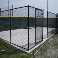 Facile à tisser de la maille de diamant Cyclone PVC Chain Link Clôture 50feet Non rouille