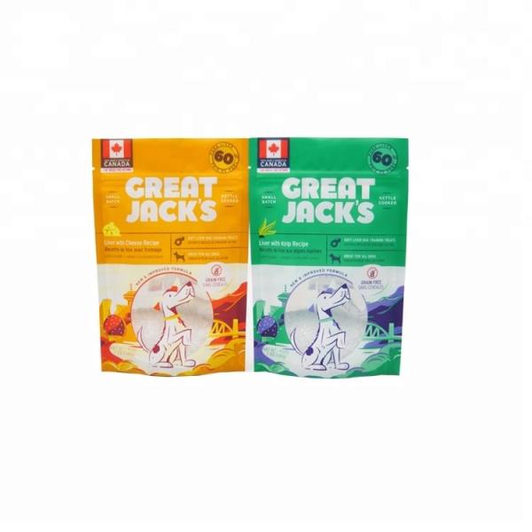 Food Grade Square Bottom Pouch Dog Packaging Disposable Paper Bag