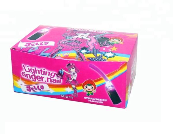 Finger Nail Toy Light Up Candy Colorful Jelly Sweets For Birthday Parties