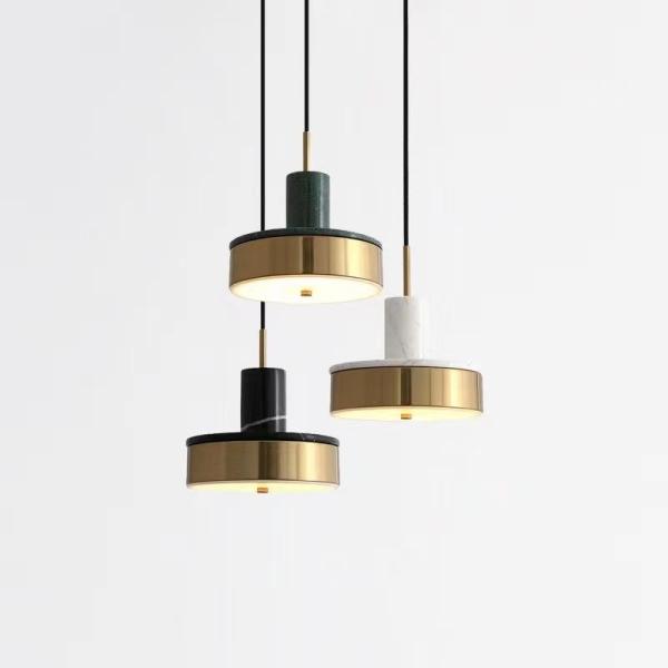 Ceiling Mounted Modern Round Pendant Light 60Hz 5000k CCT For Canteen
