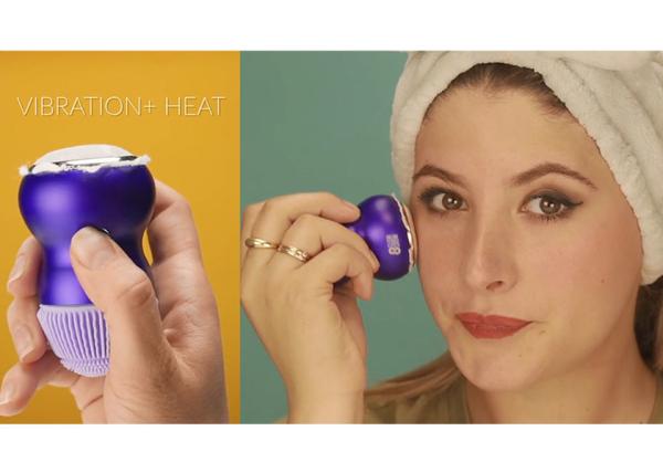 Smart Waterproof Makeup Remover Device Hot and Cool Skin Care Booster Rechargeable