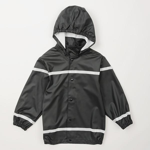 Людей куртки дождя безопасности девушки мальчиков детей зеленых отражательных разделили высокий костюм плащпалаты дождя видимости