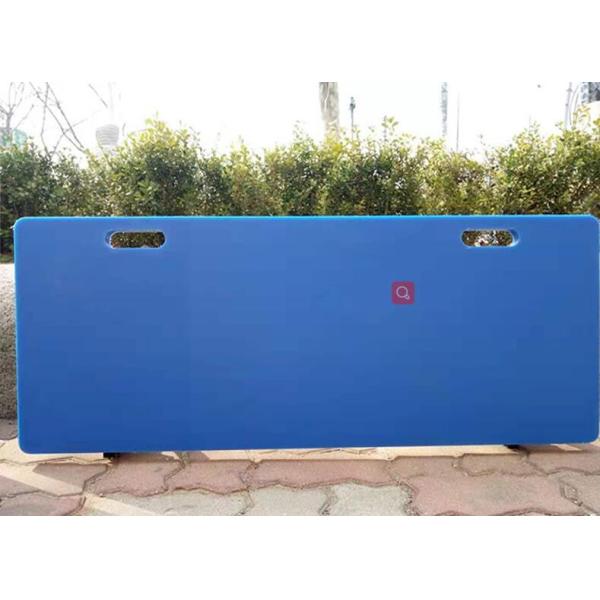 Blue Plastics Portable Training Resilient Plate HDPE Soccer Rebound Boards