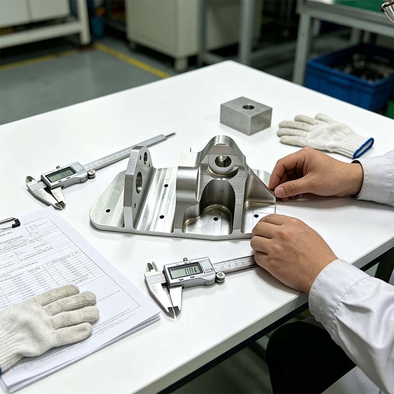 Custom CNC Machined 6061-T6 Aluminum Multi-Mount Bracket Base with One-Piece Solid Milling and Multi-Direction Mounting Holes
