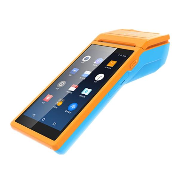 Stocked Handheld Android Pda with Barcode Scanner Fingerprint Reader and Thermal Printer