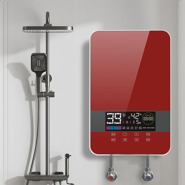 Custom Bathroom Water Heater 7000W Wall Hung Hot Water Heater
