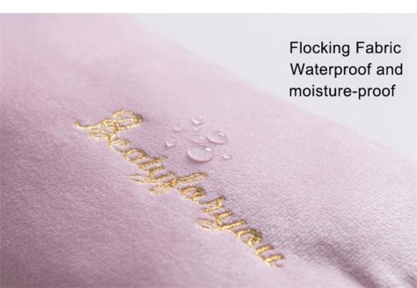Wholesale Custom Best Selling Colorful Flannel Custom Cosmetic Set Make Up Bag for Women