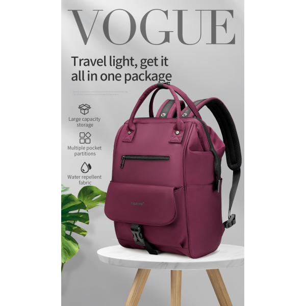 T-B3184 14 Inch Large Capacity Travel Laptop Backpack Mochila For Women