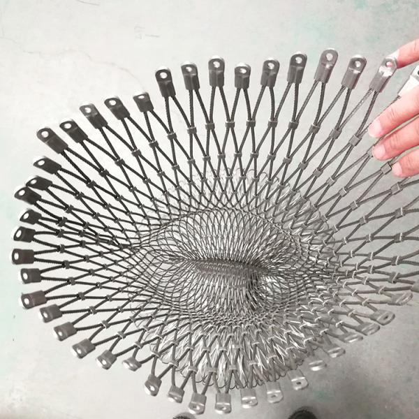 Strong Integration Stainless Steel Mesh Bag , Anti - Rust Metal Mesh Bag