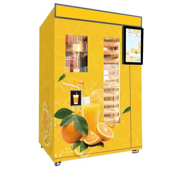 Nayax Payment Orange Machine Vending Automatic Juice Vending Machine