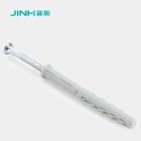 JH-12016 8x80mm vis d'expansion en plastique auto-appliquée pour le mur