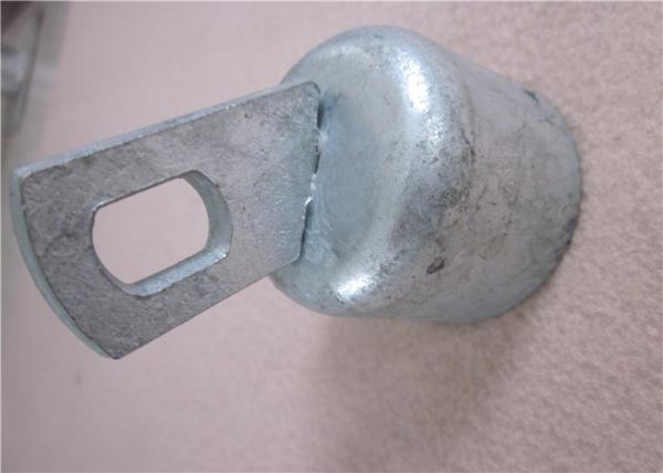 Smooth 1-3/8 Chain Link Fence Rail End / Chain Link Fence Fittings Easy Install