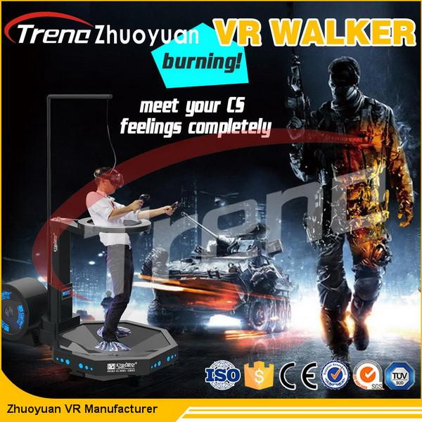 800 simulador virtual do caminhante da corrida VR da escada rolante do jogo 9D VR da batalha do tiro do watt