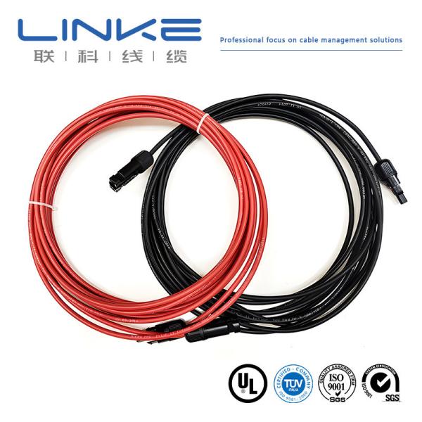 Tinned Copper XLPE Insulation Photovoltaic Cable 600V/1000V for Solar Power Stations