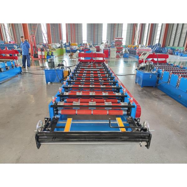 Precise High Strength Aluminum Steel Meral Roll Forming Machine 840 -1000