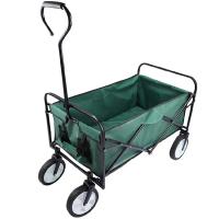 acero sólido del carro del carro del plegamiento de la playa del paño de 600D Oxford plegable