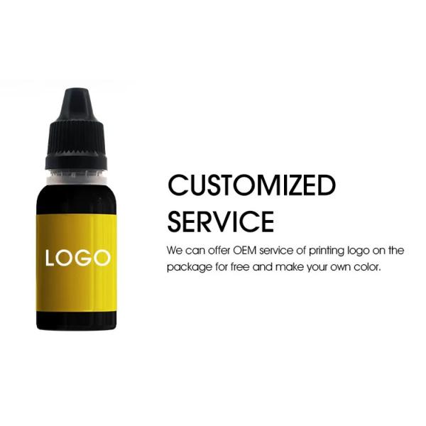 Чернила татуировки макияжа цвета пигмента татуировки брови метки частного назначения 15ml постоянные