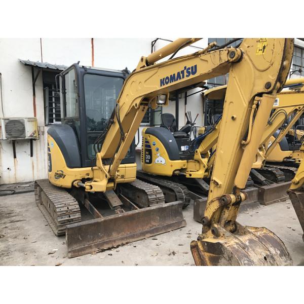 Mini excavador usado PC30MR-2, KOMATSU de KOMATSU cabina incluida del excavador de 3,5 toneladas