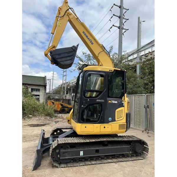 Japan Used Komatsu PC78 Mini Excavator Original Hydraulic Valve Transport Height 2.5m