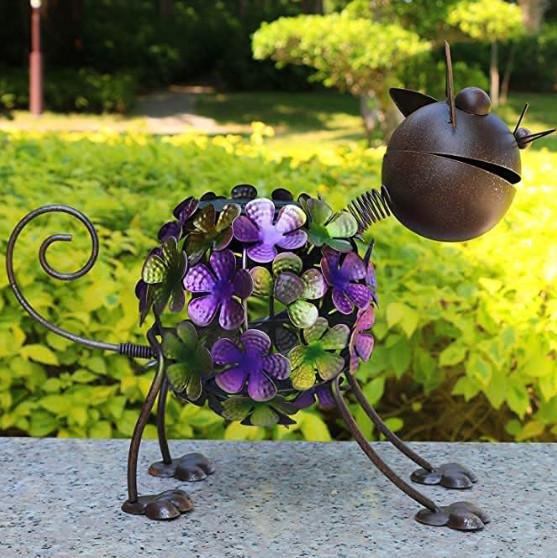 9.8 Inch Cat Solar Statue