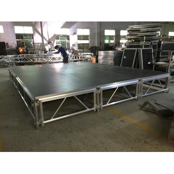 Used Aluminum Stage Deck Assembly Moving Aluminum Stage For Sale