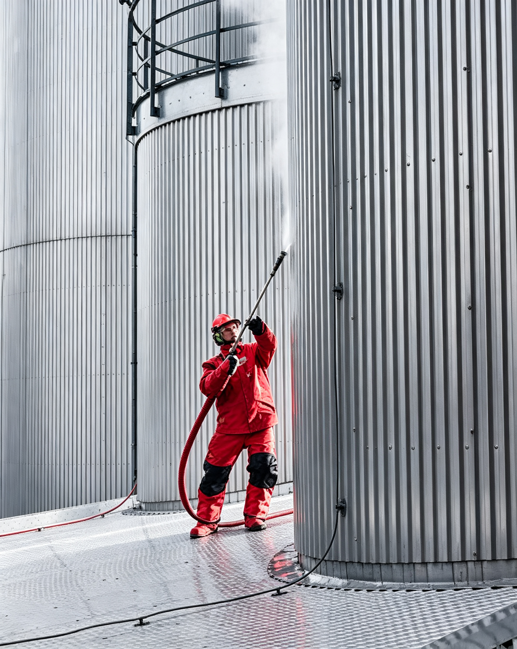 Offshore Heavy Duty Work Overalls Pressure Resistant Weather Resistant Coveralls Reinforced
