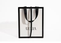 Custom Printed White Luxury Boutique Paper Bag 250g For Clothes