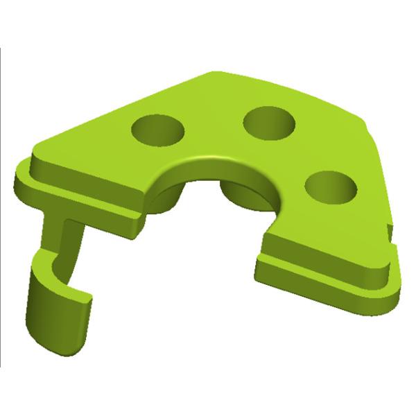 1 Cavity LED Holder Plastic Injection Mold Parts POM Material Black Color